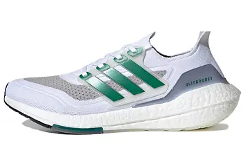 adidas Ultraboost 21 WhiteGreyGreen - 1