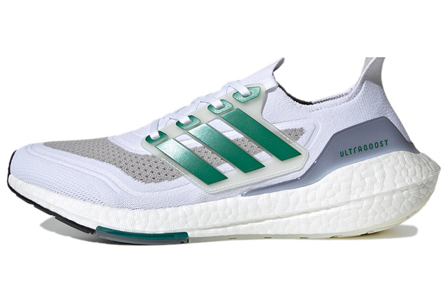 Фото № 1 с приближением к товару «‎adidas Ultraboost 21 WhiteGreyGreen»