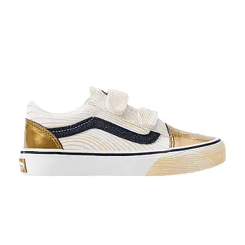 KPop Demon Hunters x Vans Little Kids Old Skool V Golden - 1