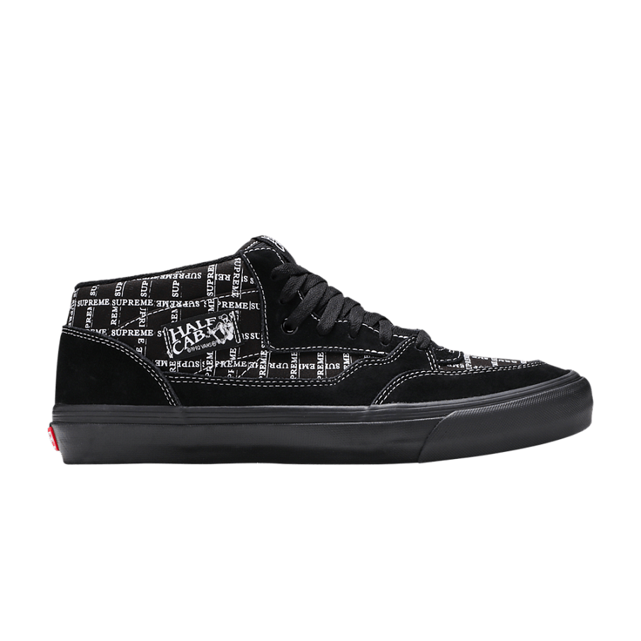 Фото № 1 с приближением к товару «‎Supreme x Vans Half Cab Pro 92 Logo Pattern - Black»