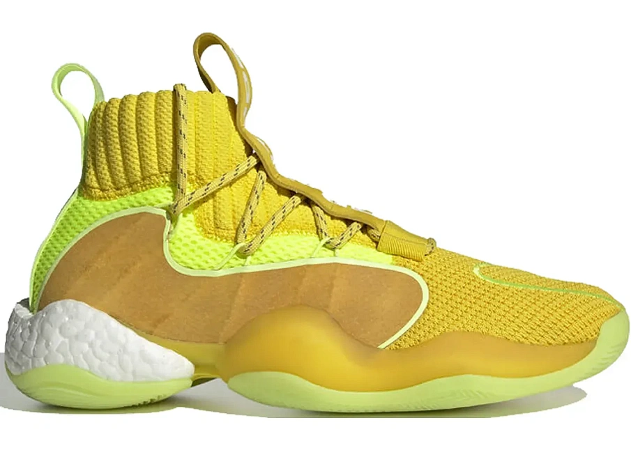 Фото № 1 с приближением к товару «‎adidas Crazy BYW PRD Pharrell Now is Her Time Yellow»