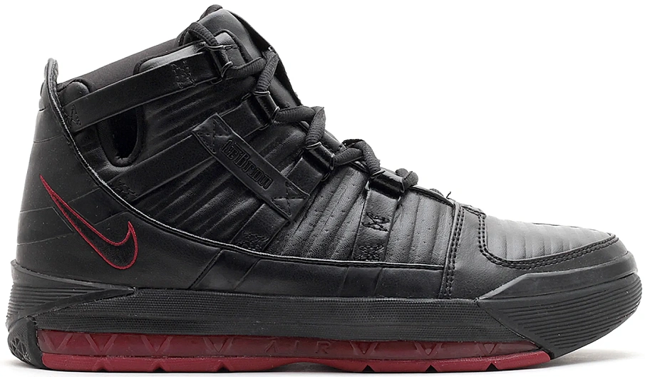 Фото № 1 с приближением к товару «‎Nike LeBron 3 Black Crimson »
