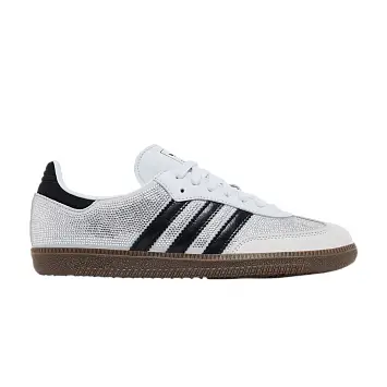 adidas Women's Samba OG Crystal White Rhinestones - 1