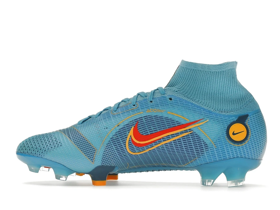 Фото № 5 с приближением к товару «‎Nike Mercurial Superfly 8 FG Blueprint Pack Chlorine Blue»
