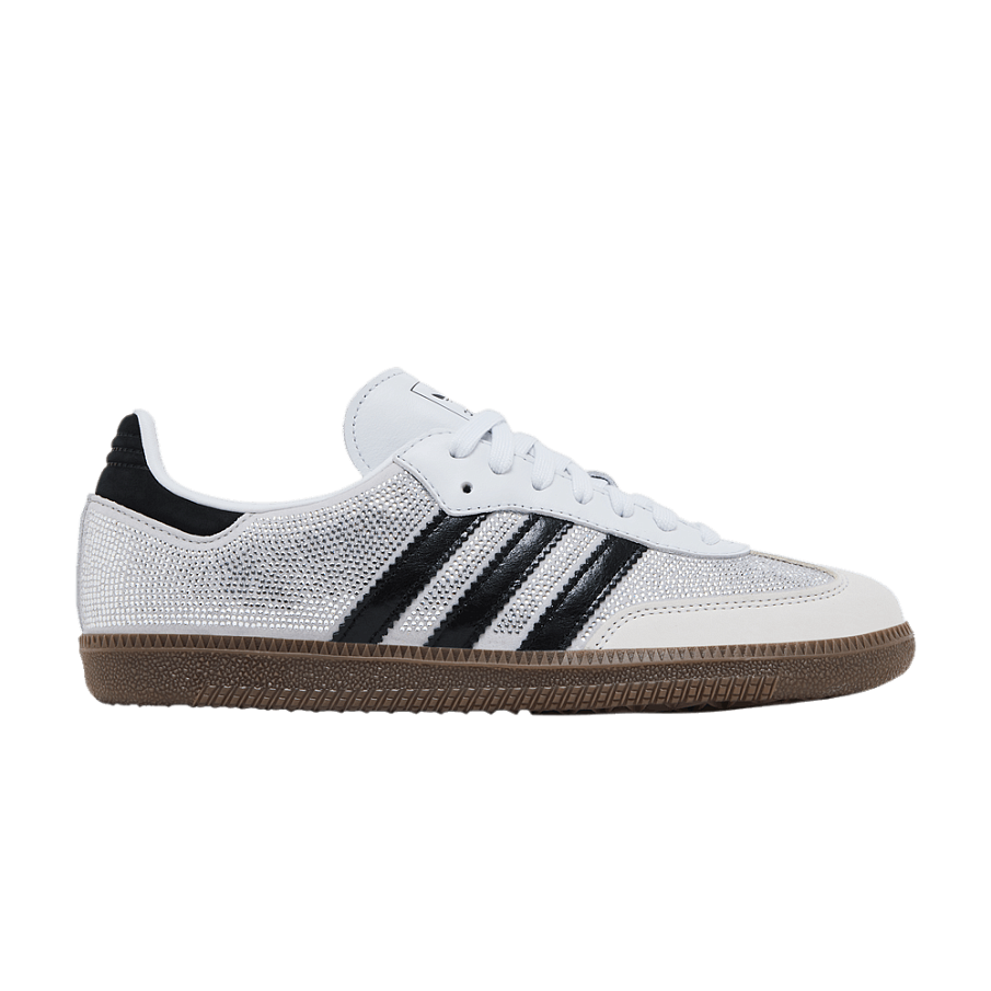 Фото № 1 с приближением к товару «‎adidas Women's Samba OG Crystal White Rhinestones»
