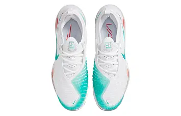Nike Wmns Court React Vapor NXT Tennis Shoes WhiteGreen - 7