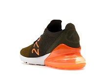 Фото № 6 с приближением к товару «‎Nike Air Max 270 Flyknit Olive Flak Total Orange»