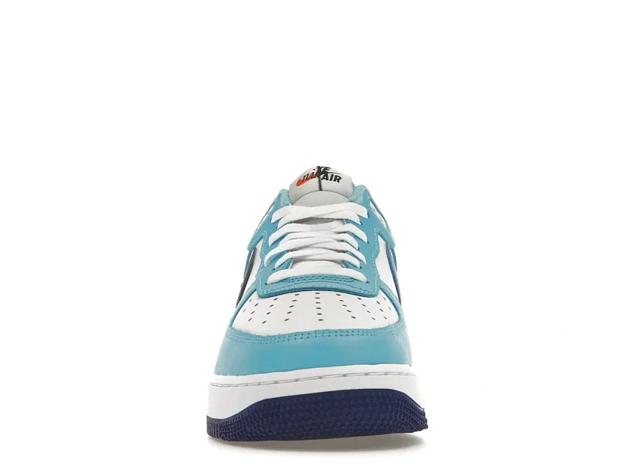 Фото № 2 с приближением к товару «‎Nike Air Force 1 Low '07 LV8 Split Light Photo Blue Deep Royal»