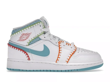 Jordan 1 Mid Multi Knit  - 1