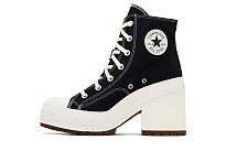 Фото № 4 с приближением к товару «‎Converse Chuck 70 De Luxe Heel High Black Egret»