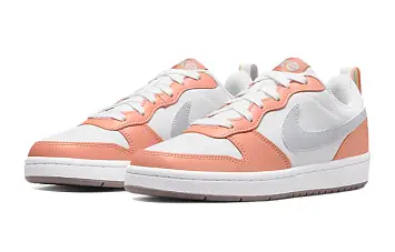 Nike Court Borough Low 2 SE Skate shoes whiteorange - 4