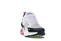 Фото № 2 с приближением к товару «‎Nike Air Max 270 White Black Laser Fuchsia Volt »