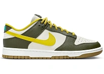 Фото № 1 с приближением к товару «‎Nike Dunk Low Retro Premium Cargo Khaki Vivid Sulfur»