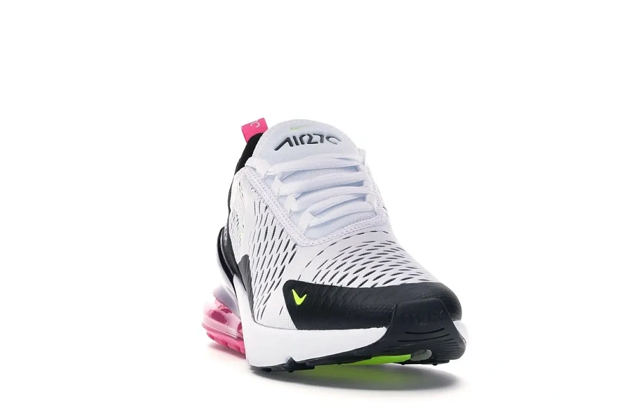 Фото № 2 с приближением к товару «‎Nike Air Max 270 White Black Laser Fuchsia Volt »