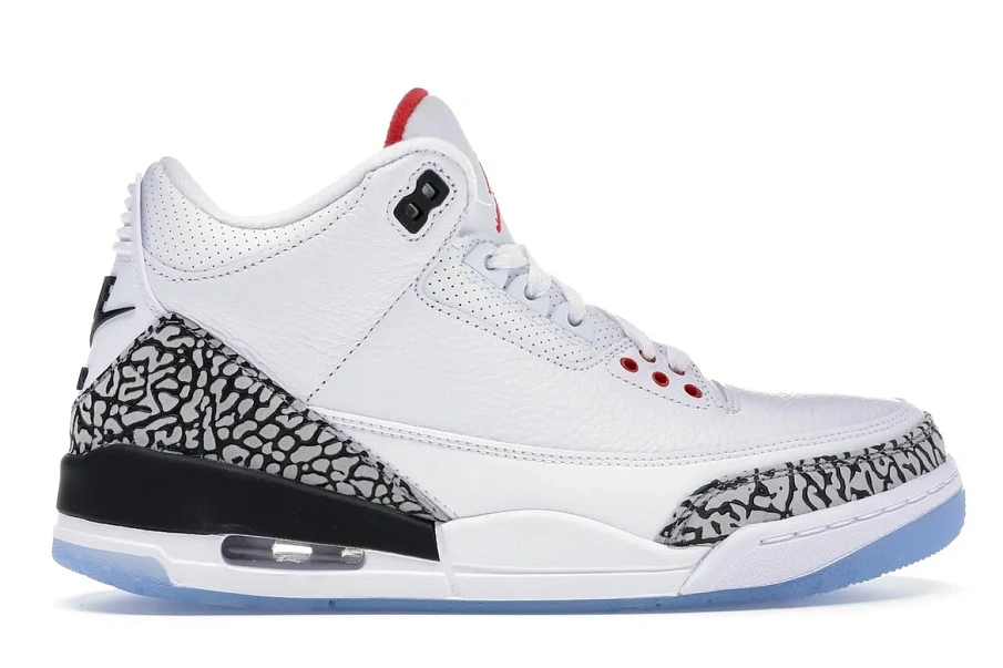 Фото № 1 с приближением к товару «‎Jordan 3 Retro Free Throw Line White Cement»