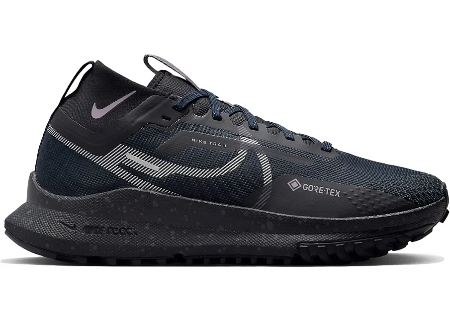 Фото № 1 с приближением к товару «‎Nike Pegasus Trail 4 Gore-Tex Dark Obsidian Metallic Silver »