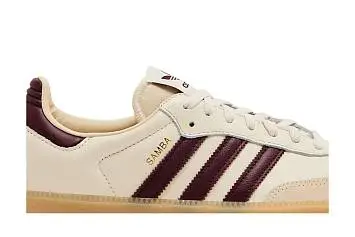 adidas Samba OG Wonder White Shadow Red Gum - 3