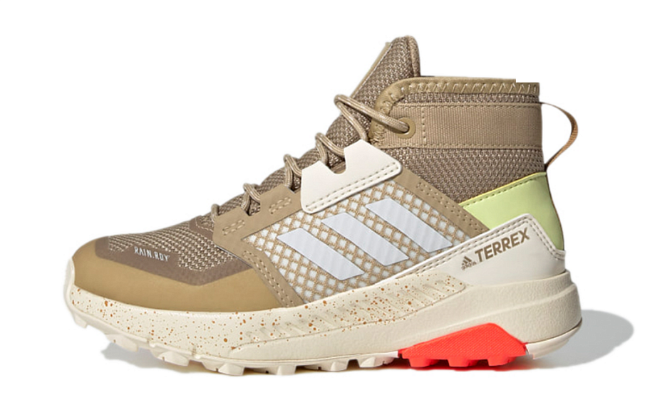 Фото № 1 с приближением к товару «‎adidas Terrex Trailmaker Mid Rain.Rdy K BeigeBrown»