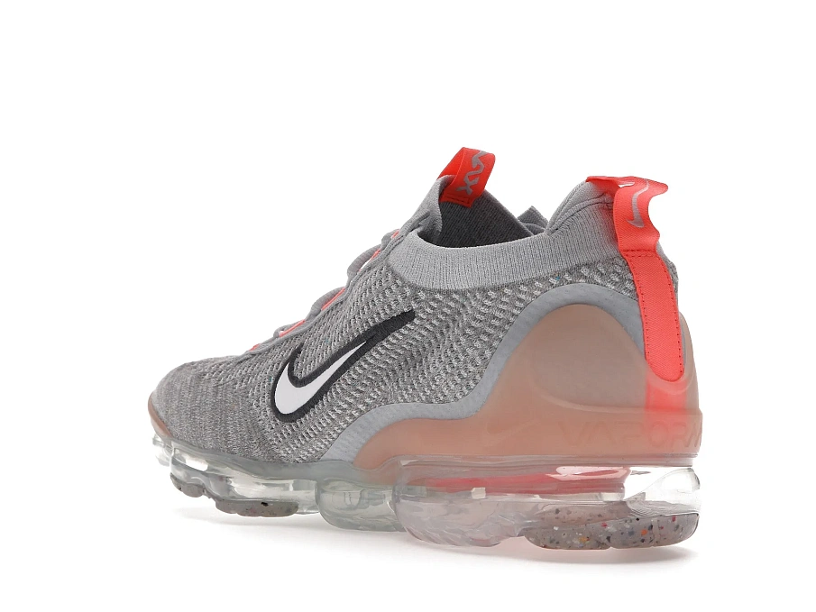 Фото № 5 с приближением к товару «‎Nike Air VaporMax 2021 FK Grey Fog Bright Mango»