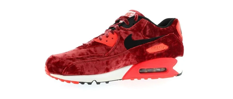 Фото № 2 с приближением к товару «‎Nike Air Max 90 Red Velvet»