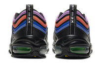 Фото № 4 с приближением к товару «‎Nike Air Max 97 "Black Multi" (GS) BlackRainbow»