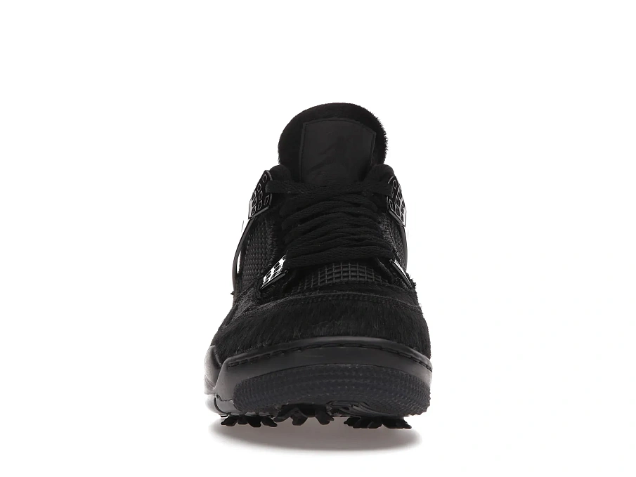 Фото № 2 с приближением к товару «‎Jordan 4 Retro Golf Black Cat Pony Hair»
