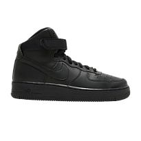 Фото № 1 с приближением к товару «‎Air Jordan Air Force 1 High LE GS Triple Black»