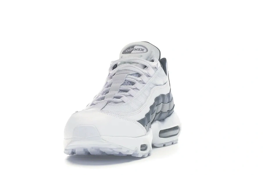 Фото № 3 с приближением к товару «‎Nike Air Max 95 White Cool Grey Wolf Grey»