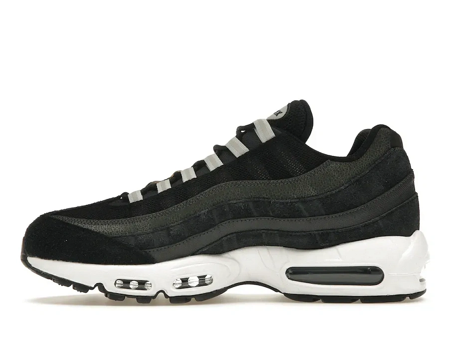 Фото № 3 с приближением к товару «‎Nike Air Max 95 Black Anthracite Pure Platinum»