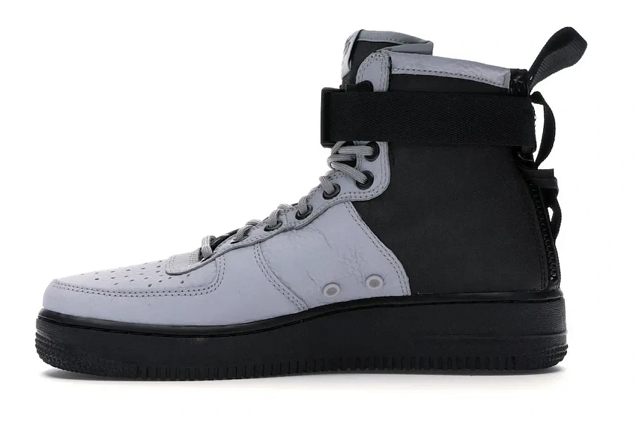 Фото № 3 с приближением к товару «‎Nike SF Air Force 1 Mid Wolf Grey Black»