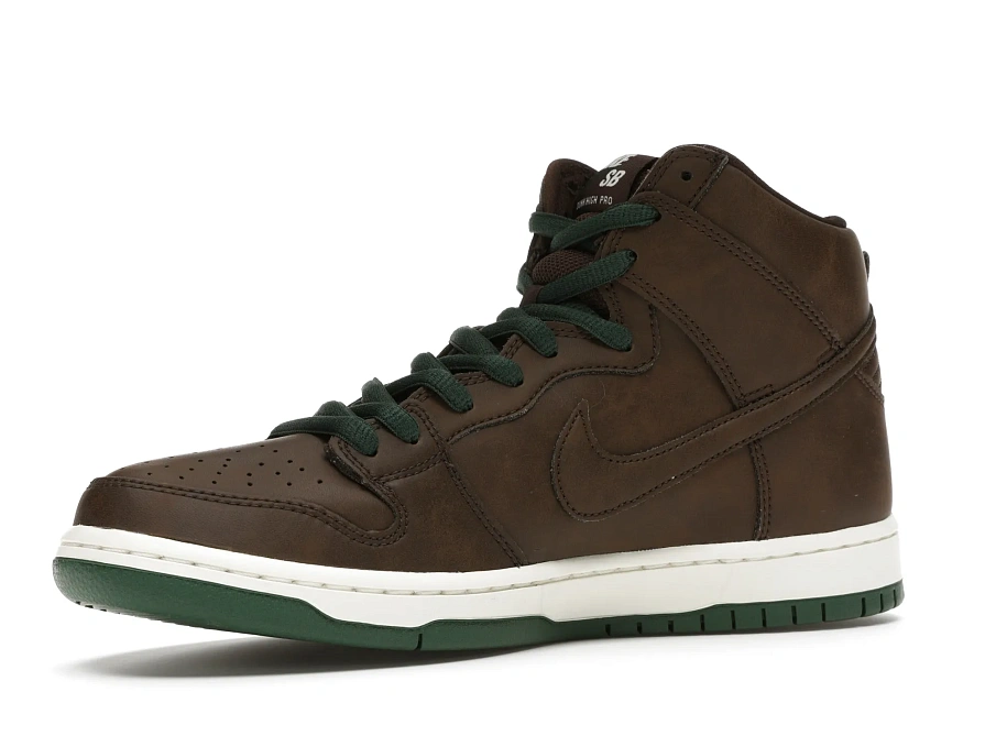 Фото № 4 с приближением к товару «‎Nike SB Dunk High Baroque Brown Vegan Leather»
