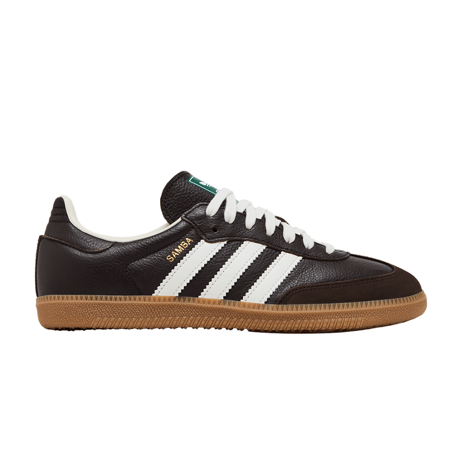 Фото № 1 с приближением к товару «‎adidas Samba OG Dark Brown Off White Gum»
