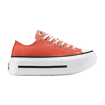 Converse Chuck Taylor All Star Lift Double Stack Low Vermillion Red - 1