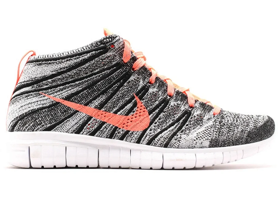 Фото № 1 с приближением к товару «‎Nike Free Flyknit Chukka Black Mango »