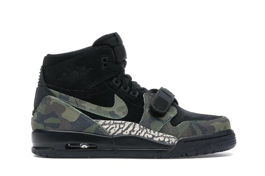 Фото № 1 с приближением к товару «‎Jordan Legacy 312 Black Camo Green »