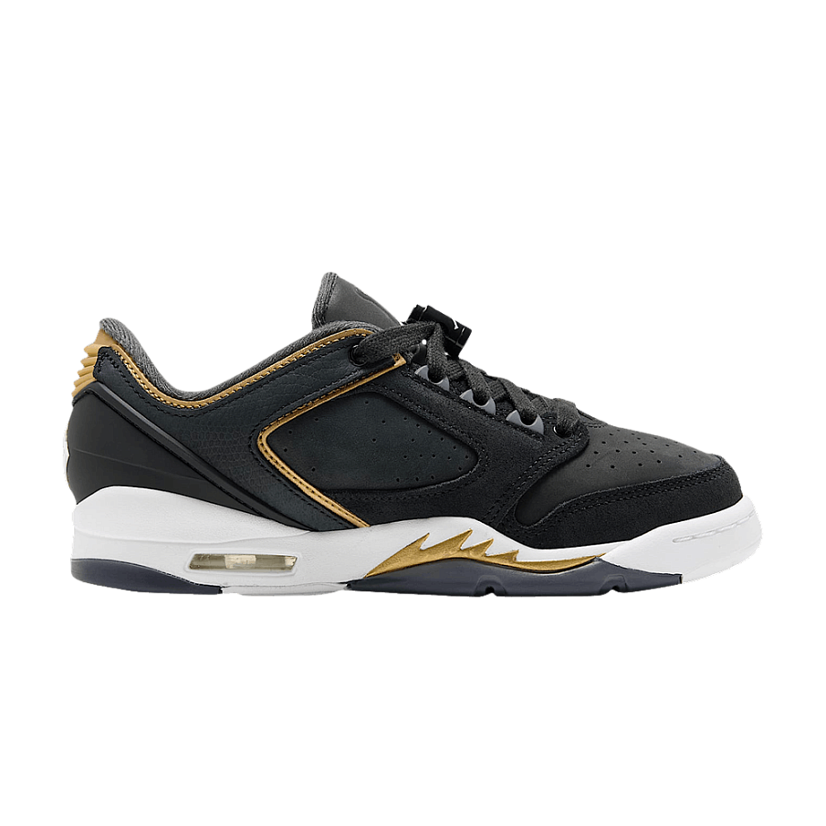 Фото № 1 с приближением к товару «‎Air Jordan Sixty Plus Low GS Black Metallic Gold»