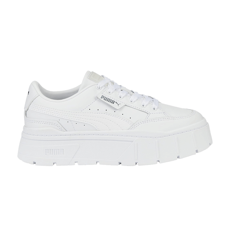 Фото № 1 с приближением к товару «‎Puma Women's Mayze Stack Leather Triple White»