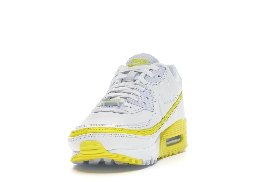Фото № 3 с приближением к товару «‎Nike Air Max 90 Undefeated White Optic Yellow»