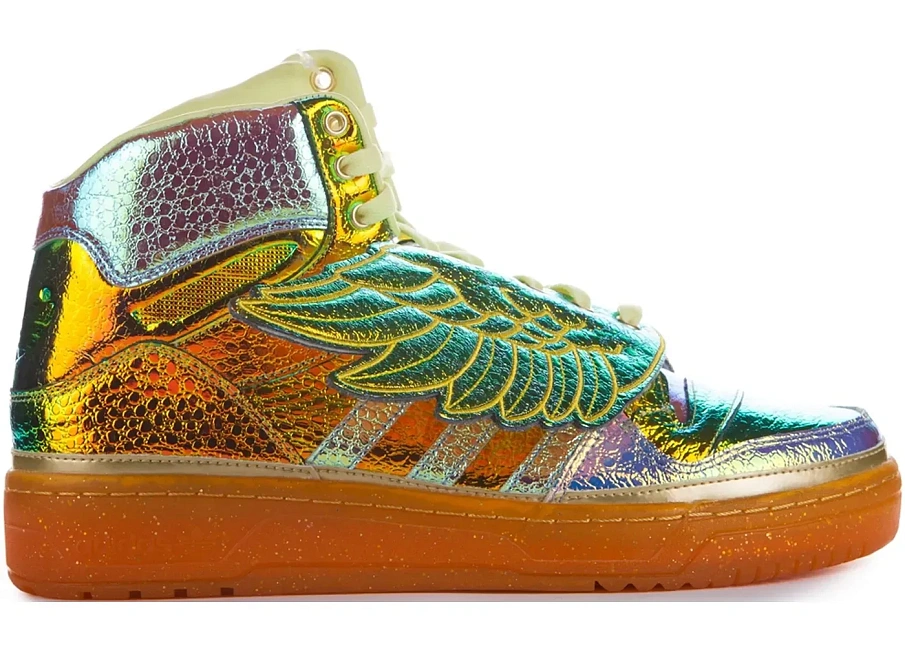 Фото № 1 с приближением к товару «‎adidas JS Foil Wings Jeremy Scott Iridescent»