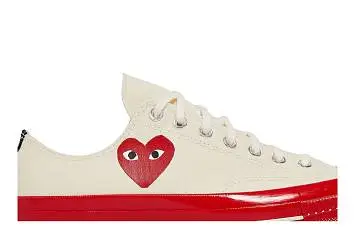 Comme des Garçons Play x Converse Chuck 70 Low Pristine Red - 3