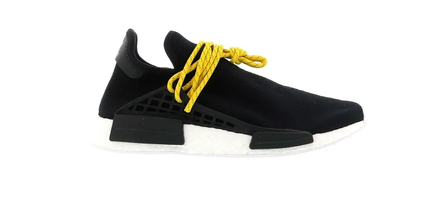 Фото № 1 с приближением к товару «‎adidas NMD HU Pharrell Human Species Black»