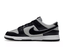 Фото № 4 с приближением к товару «‎Nike Dunk Low Chenille Swoosh Black Grey»