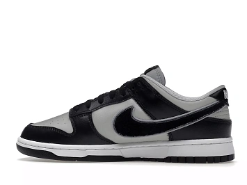 Nike Dunk Low Chenille Swoosh Black Grey - 4