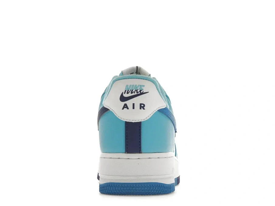 Фото № 4 с приближением к товару «‎Nike Air Force 1 Low '07 LV8 Split Light Photo Blue Deep Royal»