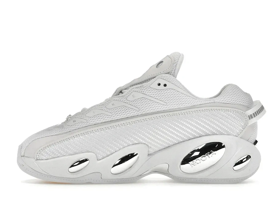 Фото № 3 с приближением к товару «‎Nike NOCTA Glide Drake White Chrome»