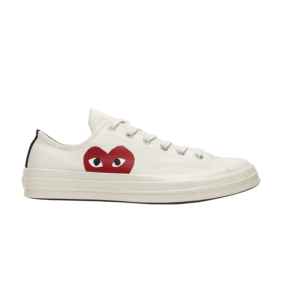 Фото № 1 с приближением к товару «‎Comme des Garçons Play x Converse Chuck 70 Low Milk»