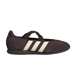adidas Women's Barreda Mary Jane Shadow Brown Cream White Aurora Coffee (KJ2255)