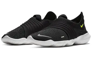 Nike Free RN Flyknit 3.0 'Black' BlackWhiteVolt - 4
