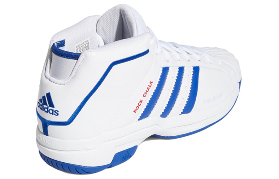 Фото № 4 с приближением к товару «‎adidas Pro Model 2G WhiteBlue»
