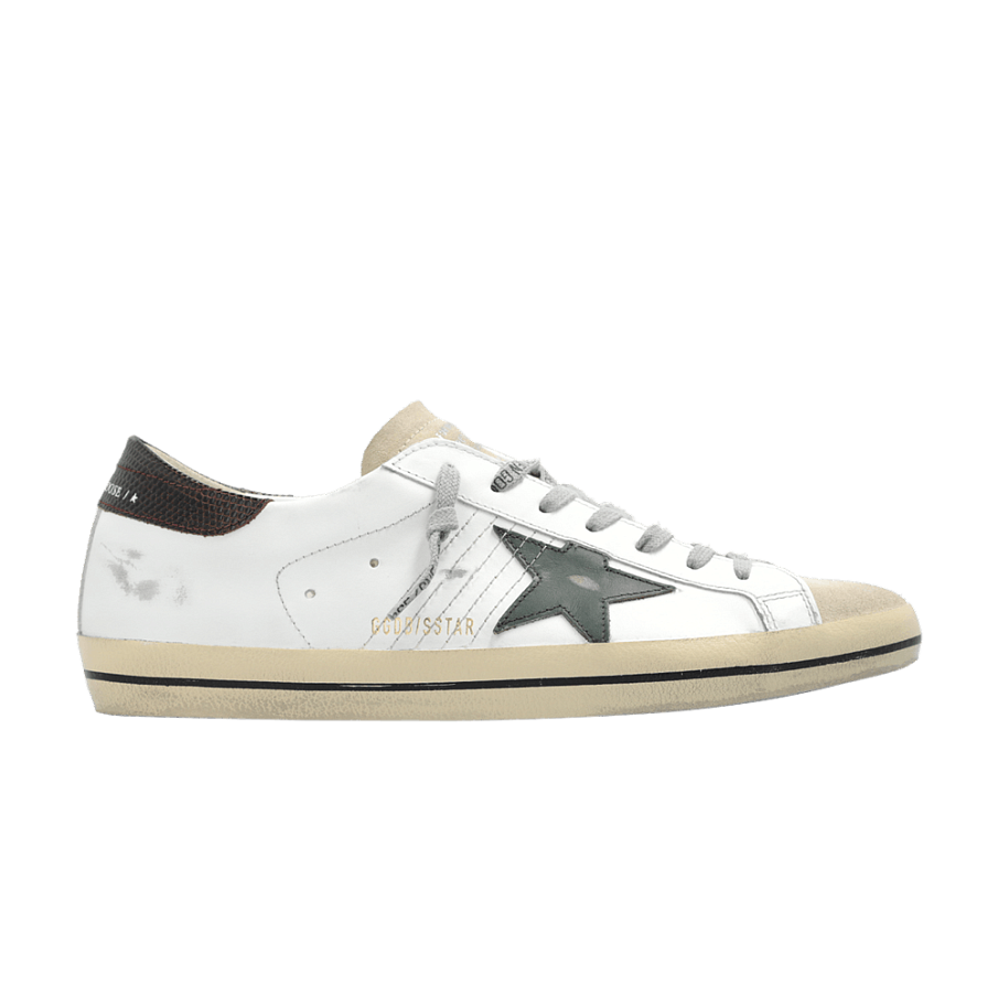Фото № 1 с приближением к товару «‎Golden Goose Superstar Classic White Seedpearl Green»